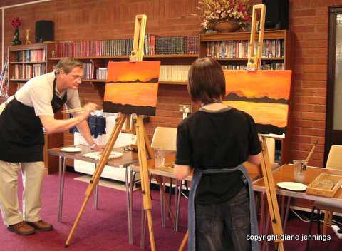 Painting My Way art classes in Shropshire